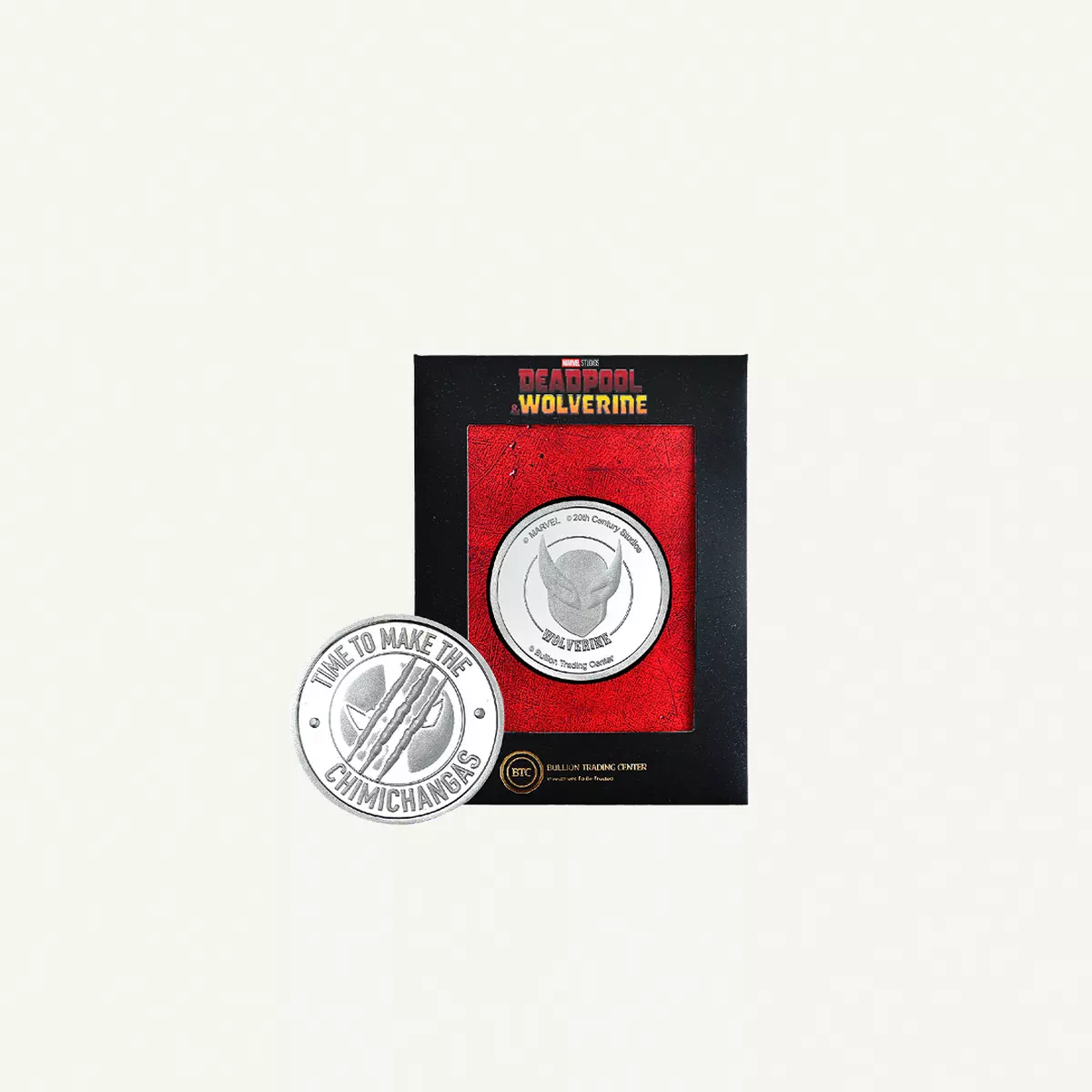 BTC 50 Grams Pure Silver Coin - Wolverine-1-1