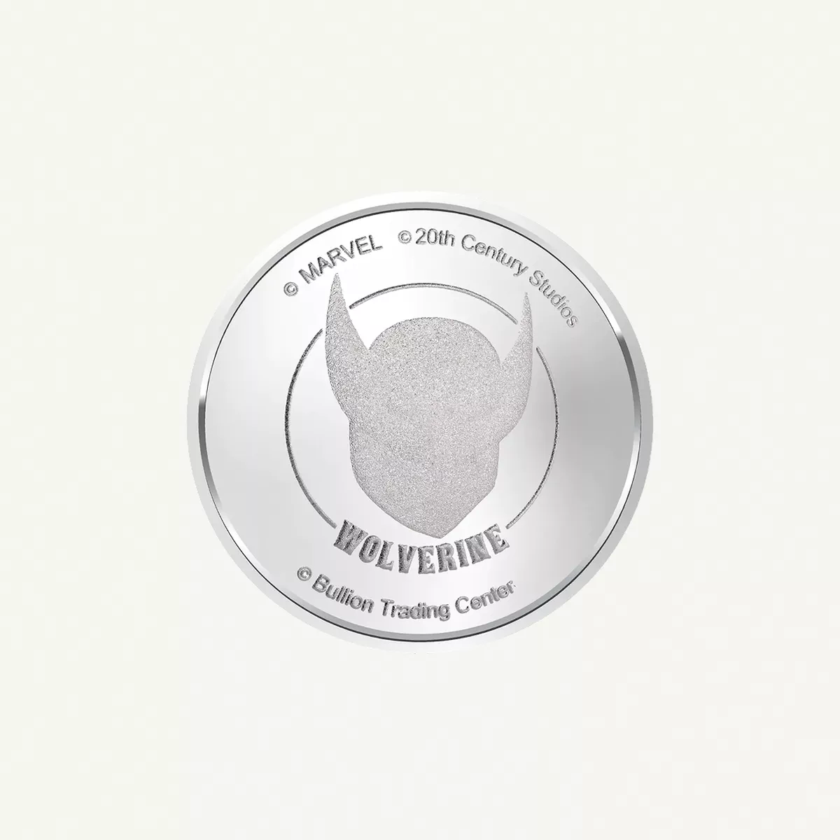 BTC 50 Grams Pure Silver Coin - Wolverine