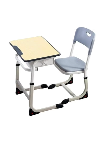 DubaiGallery One School Table and Chair with Cheap Price High Quality High School Furniture and School Table and Chair Store with Adjustable Height-0