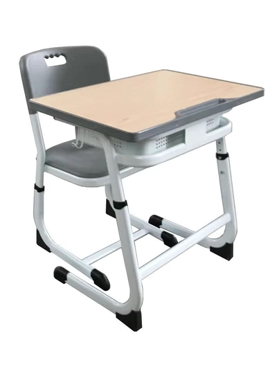 DubaiGallery One School Table and Chair with Cheap Price High Quality High School Furniture and School Table and Chair Store with Adjustable Height-3