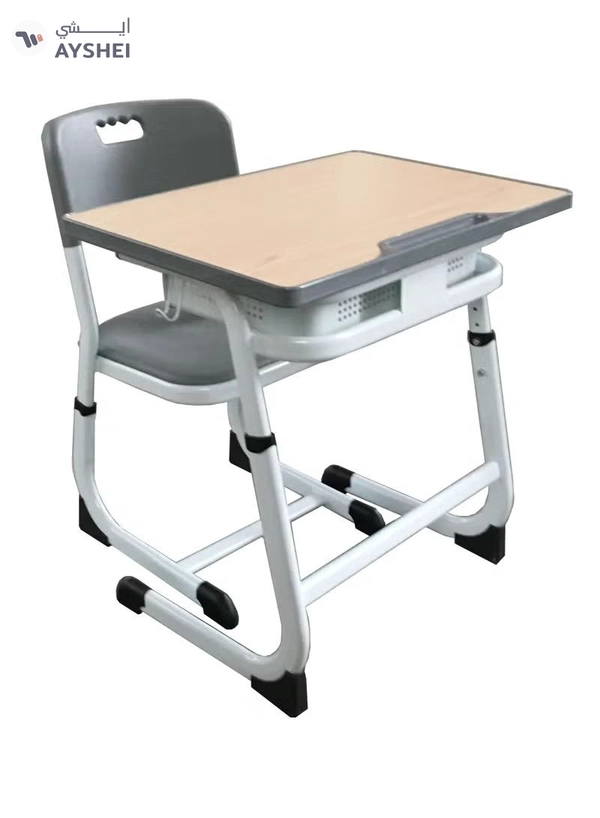 DubaiGallery One School Table and Chair with Cheap Price High Quality High School Furniture and School Table and Chair Store with Adjustable Height