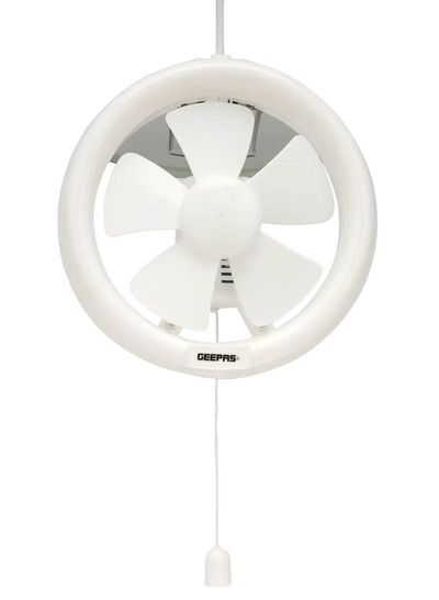 GEEPAS Exhaust Fan With Long Life Powerful Motor Less Noise And Low Energy Consumption 50 W GF21169 White-0
