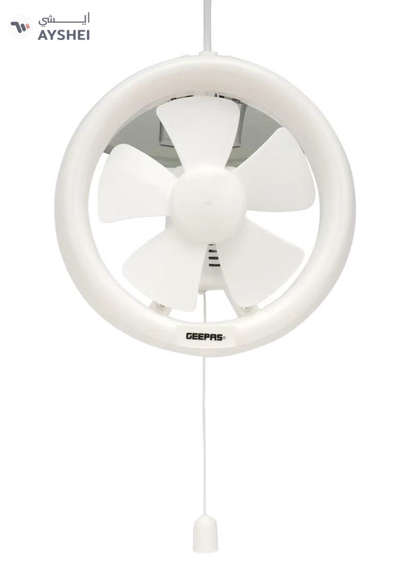 GEEPAS Exhaust Fan With Long Life Powerful Motor Less Noise And Low Energy Consumption 50 W GF21169 White