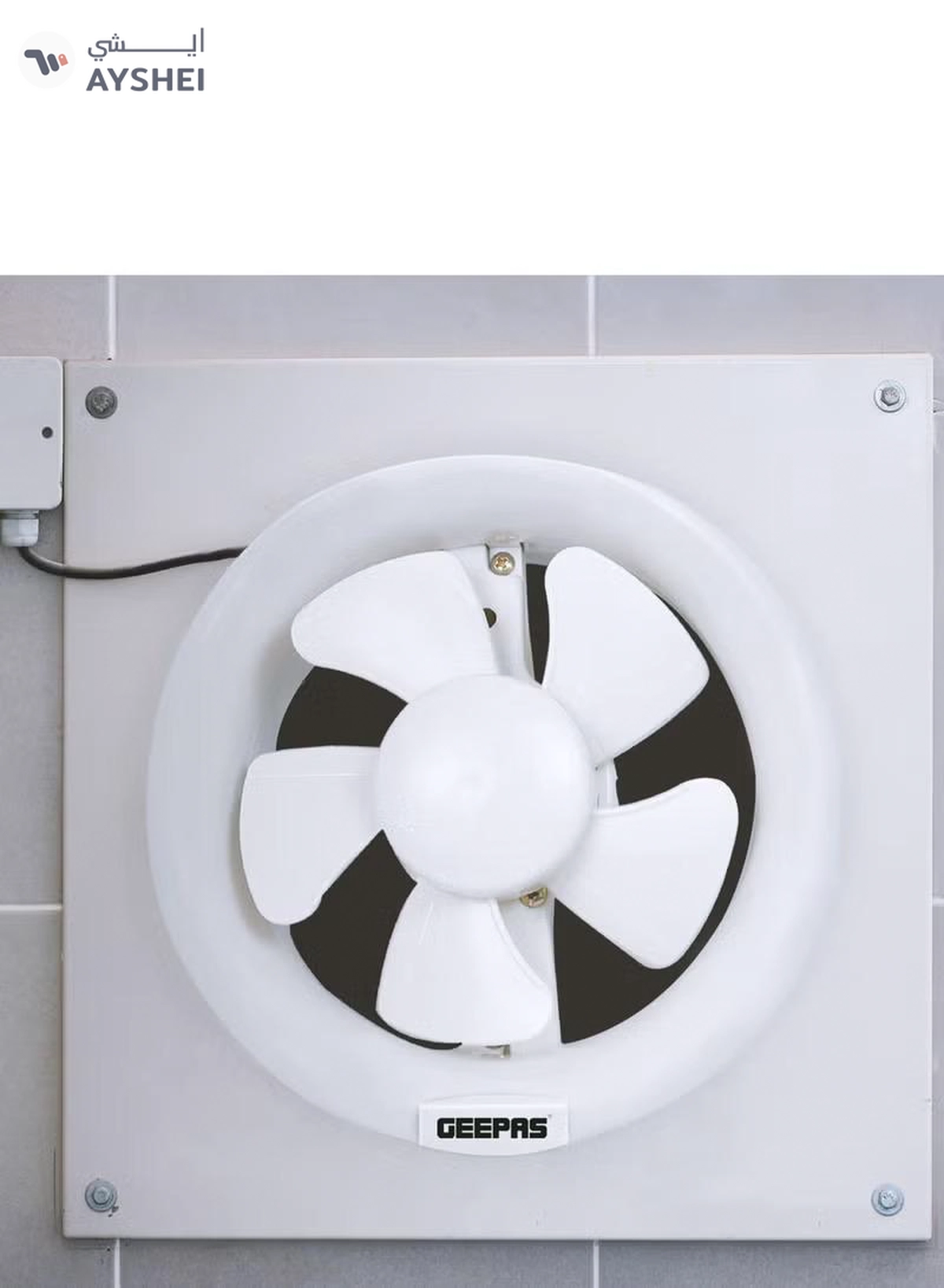 GEEPAS Exhaust Fan With Long Life Powerful Motor Less Noise And Low Energy Consumption 50 W GF21169 White-2-2
