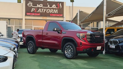 GMC Sierra AT4 V8 5.3L 2022 | GCC Specs | original paint  Excellent Condition | under warranty-0