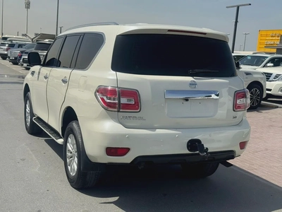 Nissan patrol 2019 white color GCc calen cR-7