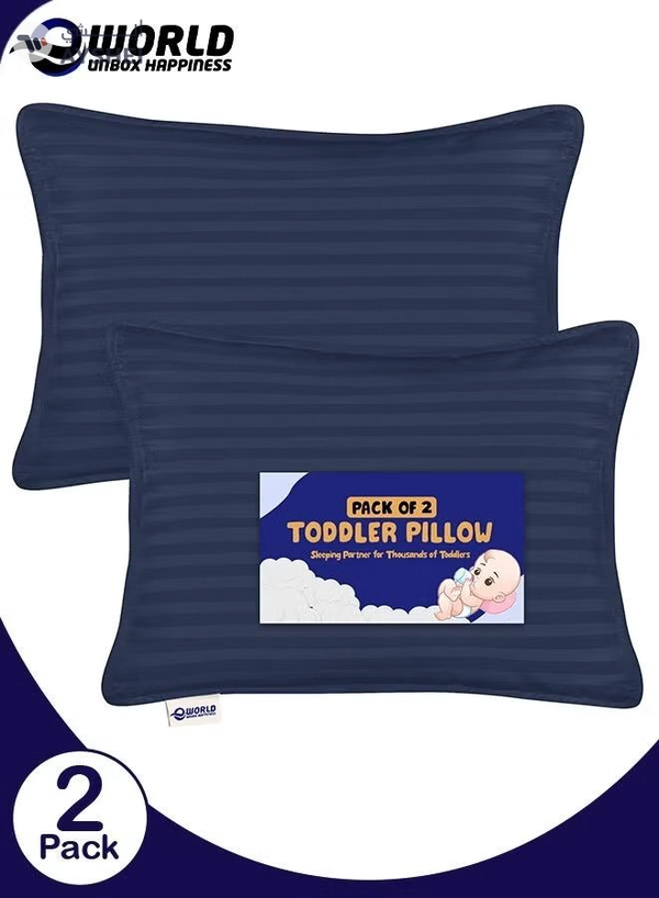 Eworld Toddler Baby Sleeping Pillows, Soft Cotton Blend Cover with Polyester Filling