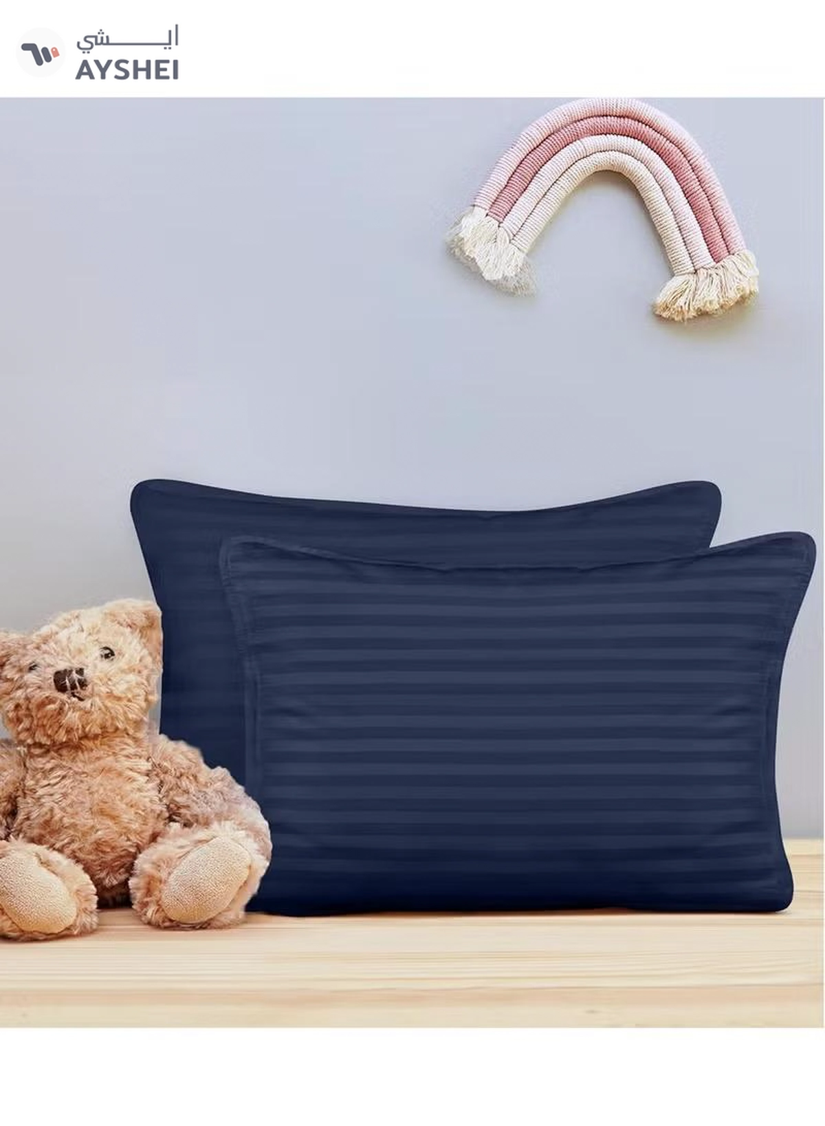 Eworld Toddler Baby Sleeping Pillows, Soft Cotton Blend Cover with Polyester Filling-5-5