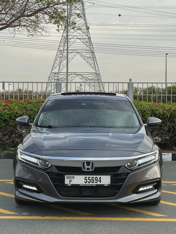 951/- AED EMI 1.5L turbo 2018 Honda Accord EX PLUS - GCC Specs - Excellent Condition