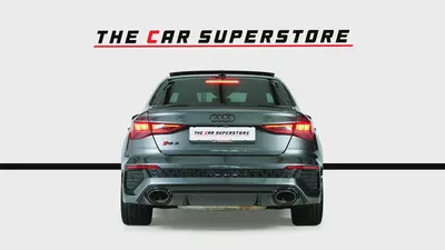 Audi RS3 Sedan-GCC-Daytona Grey Metallic Color-Full Leather Interior-Red Accents-Sports Exhaust-6