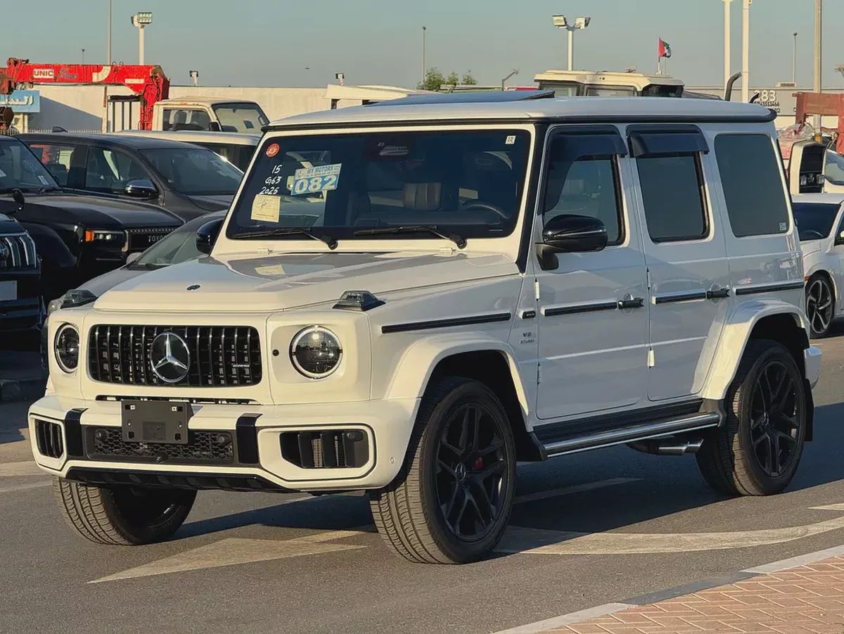 Mercedes Benz G63 AMG 2025 4800km - A22 Suspension - Japan Import - Clean Title-1-1