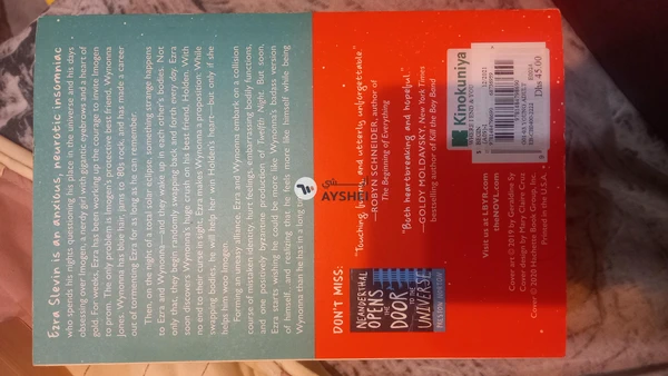 second hand book "Where I end & you begin"