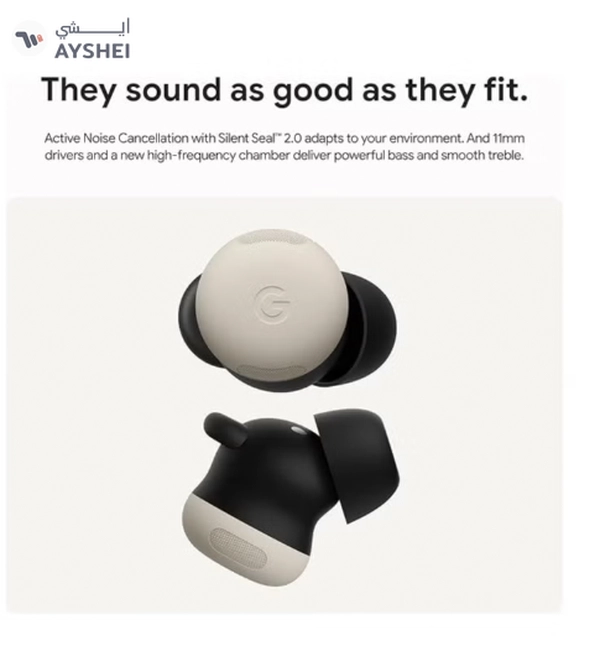Google Pixel Buds Pro 2 - True Wireless Earbuds with Active Noise Cancellation & Bluetooth