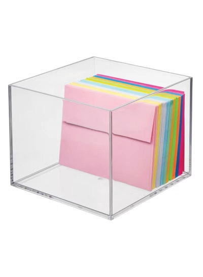 Eworld Set of 3 Clear Stackable Plastic Storage Containers, Perfect for Cabinets, Drawers, Desks-5