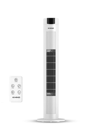 KHIND Tower Fan With Remote Control FD351R White-0