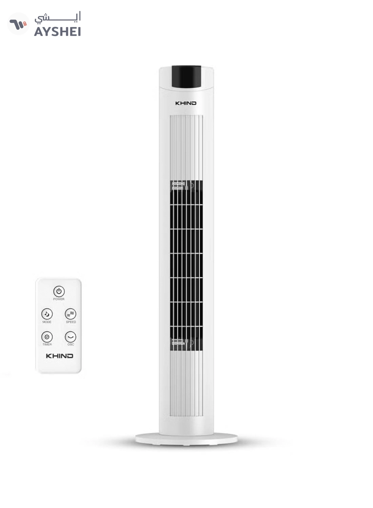 KHIND Tower Fan With Remote Control FD351R White