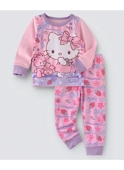 Babyqlo Cute Princesses Printed Glow In The Dark Pyjama Set Multicolour-0
