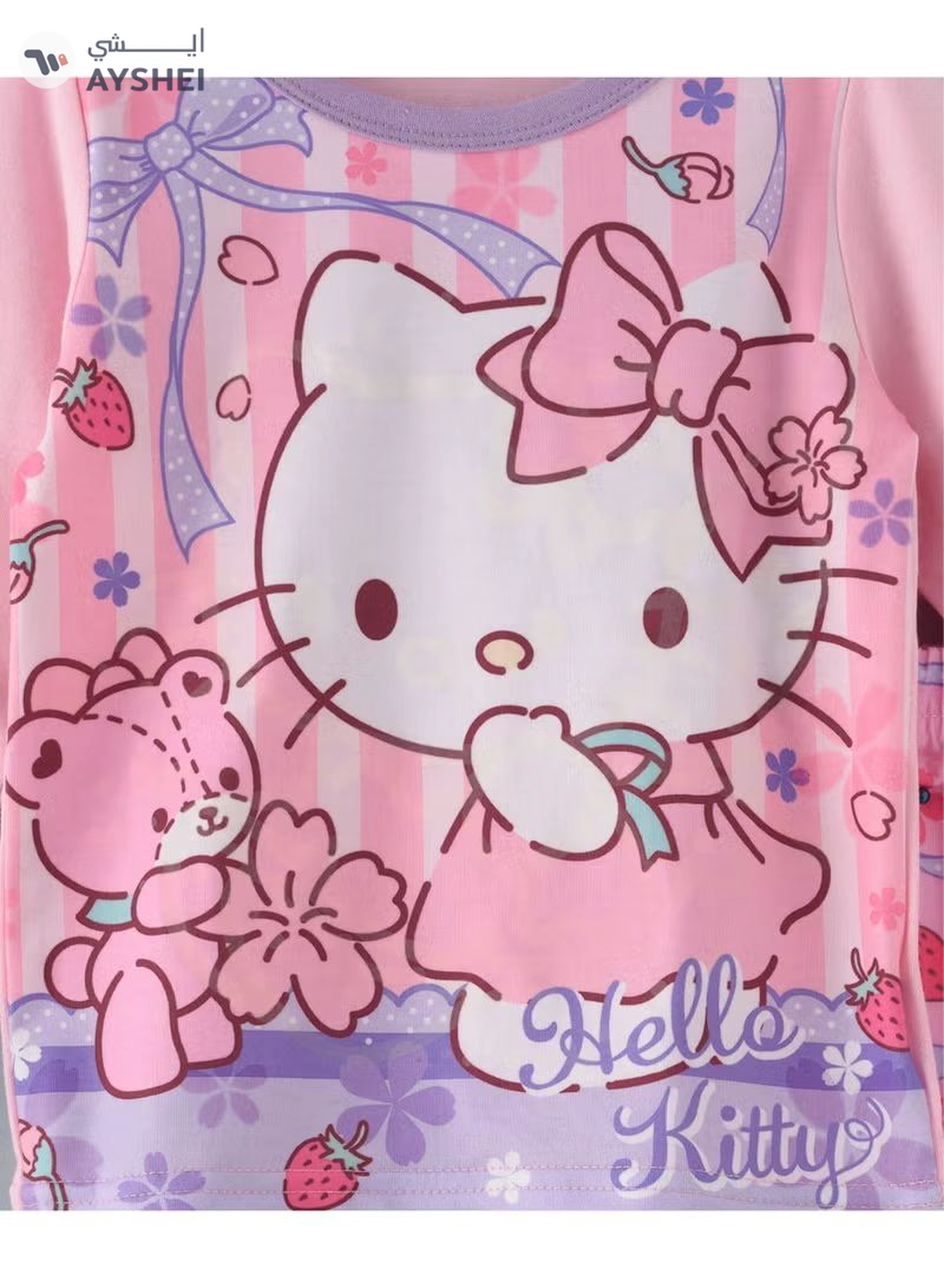 Babyqlo Cute Princesses Printed Glow In The Dark Pyjama Set Multicolour-2-2