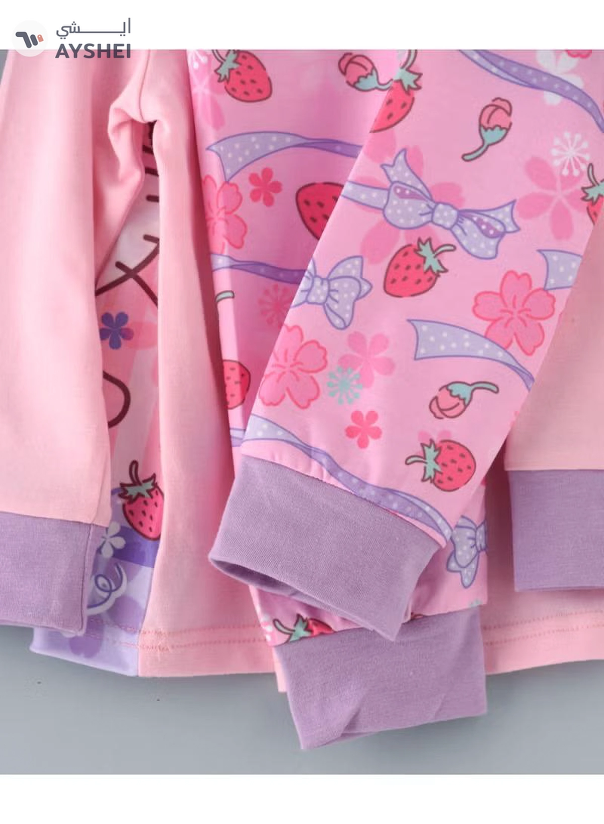 Babyqlo Cute Princesses Printed Glow In The Dark Pyjama Set Multicolour-4-4