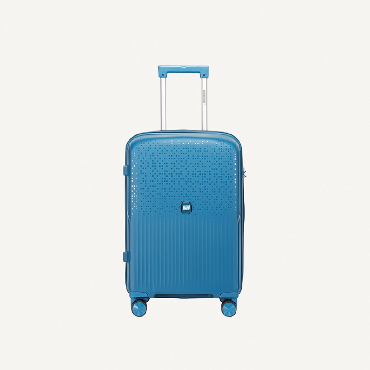 British Tourister 3 Piece Polypropylene Hard Side Spinner Luggage Trolley Set 20/24/28 Inch - Peacock Blue-2-2