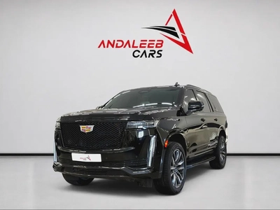 AED 3,520 P.M | 0% DOWN PAYMENT | CADILLAC ESCALADE SPORT LUXURY | 6.2L V8 4WD | FULL SERVICE HISTOR-0