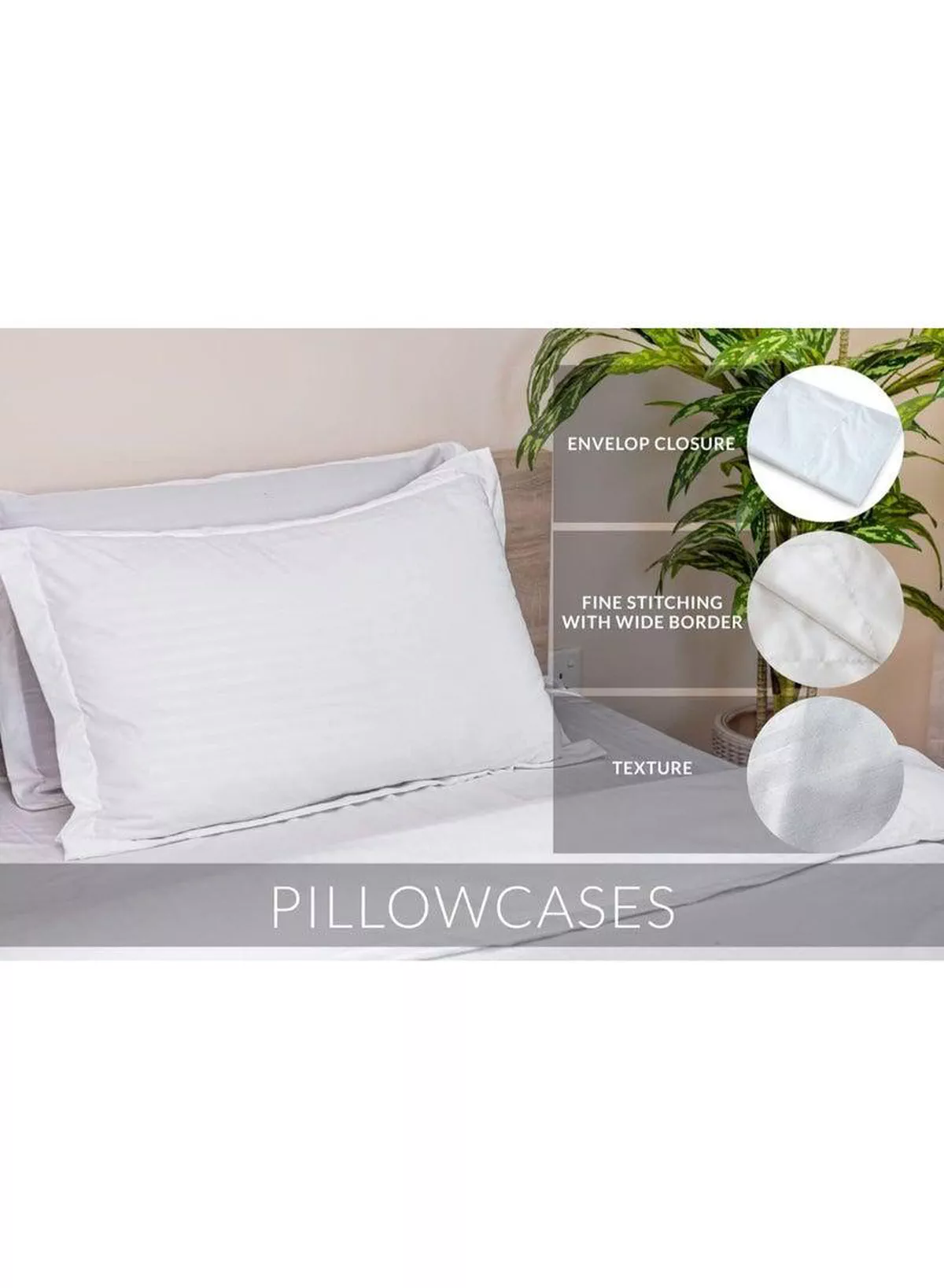 6-Piece Premium King Size Bedding Set, White Striped Design and High-Quality Cotton Hotel Luxury Bedsheet, Soft Quilt Cover and Pillowcases-2-2