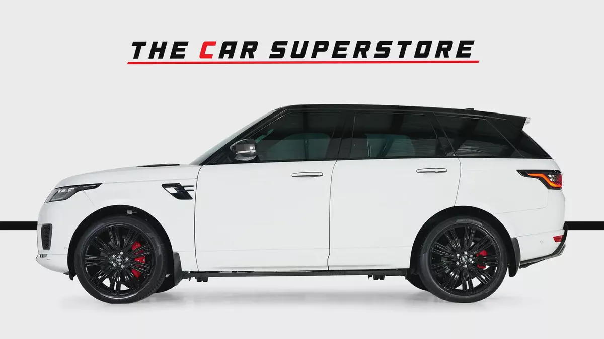 Range Rover Sport V8 Autobiography-GCC-Low Mileage-High Gloss Black Rims-Rear Seat Entertainment-4-4