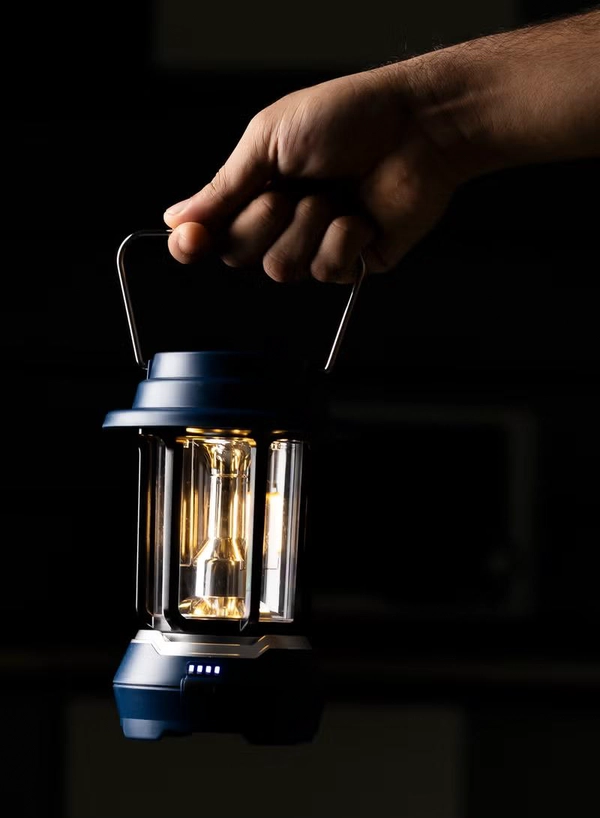 Olsenmark LED Emergency Lantern with Solar OME2824, 7 Hours Working, Compact, Portable and Light Weight Design