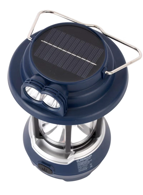 Olsenmark LED Emergency Lantern with Solar OME2824, 7 Hours Working, Compact, Portable and Light Weight Design