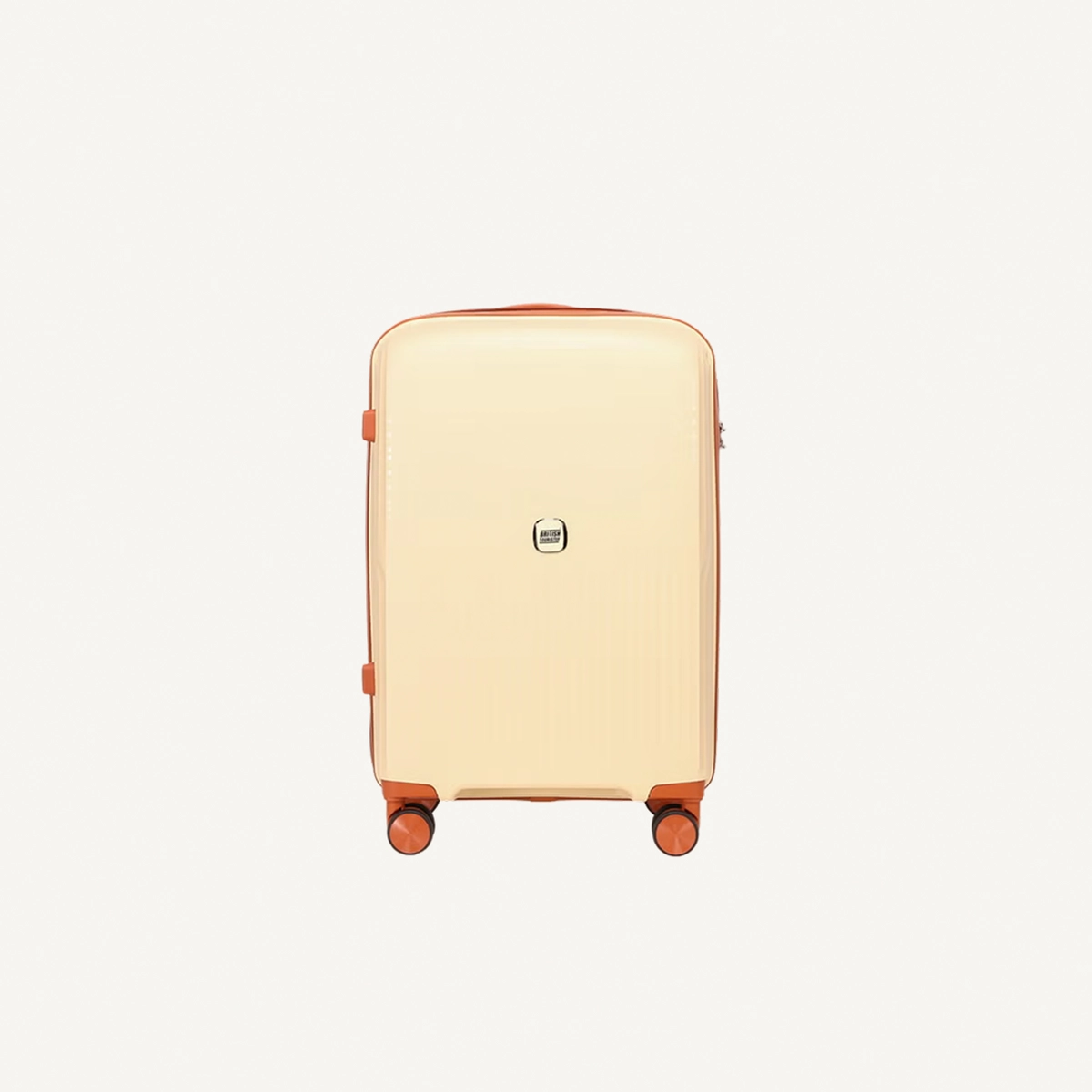 British Tourister 3 Piece Polypropylene Hard Side Spinner Luggage Trolley Set 20/24/28 Inch - Beige-2-2