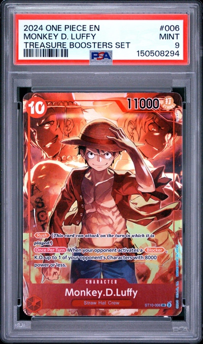 One Piece Monkey D. Luffy English 2024 PSA 9-0