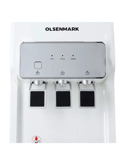 Olsenmark Hot And Cold Water Dispenser with cabinet OMWD1626 White-2
