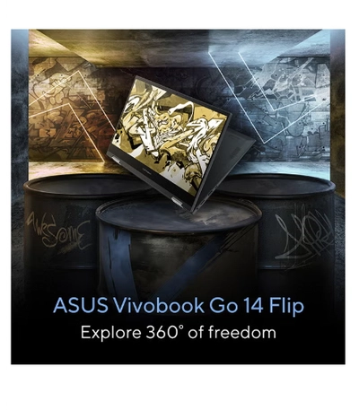 ASUS VivoBook GO Convertible Laptop W/ 14-Inch Full HD Touch Display (No Reserve Price)-4