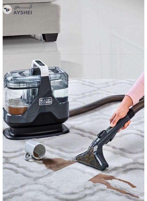 BLACK+DECKER Powerful Multisurface Spot Cleaner Carpet, Sofa, Upholstery, Stairs, and Car Interior Stain Remover with Dual Tank System 2.4 L 600 W BHSC600C-B5 Black