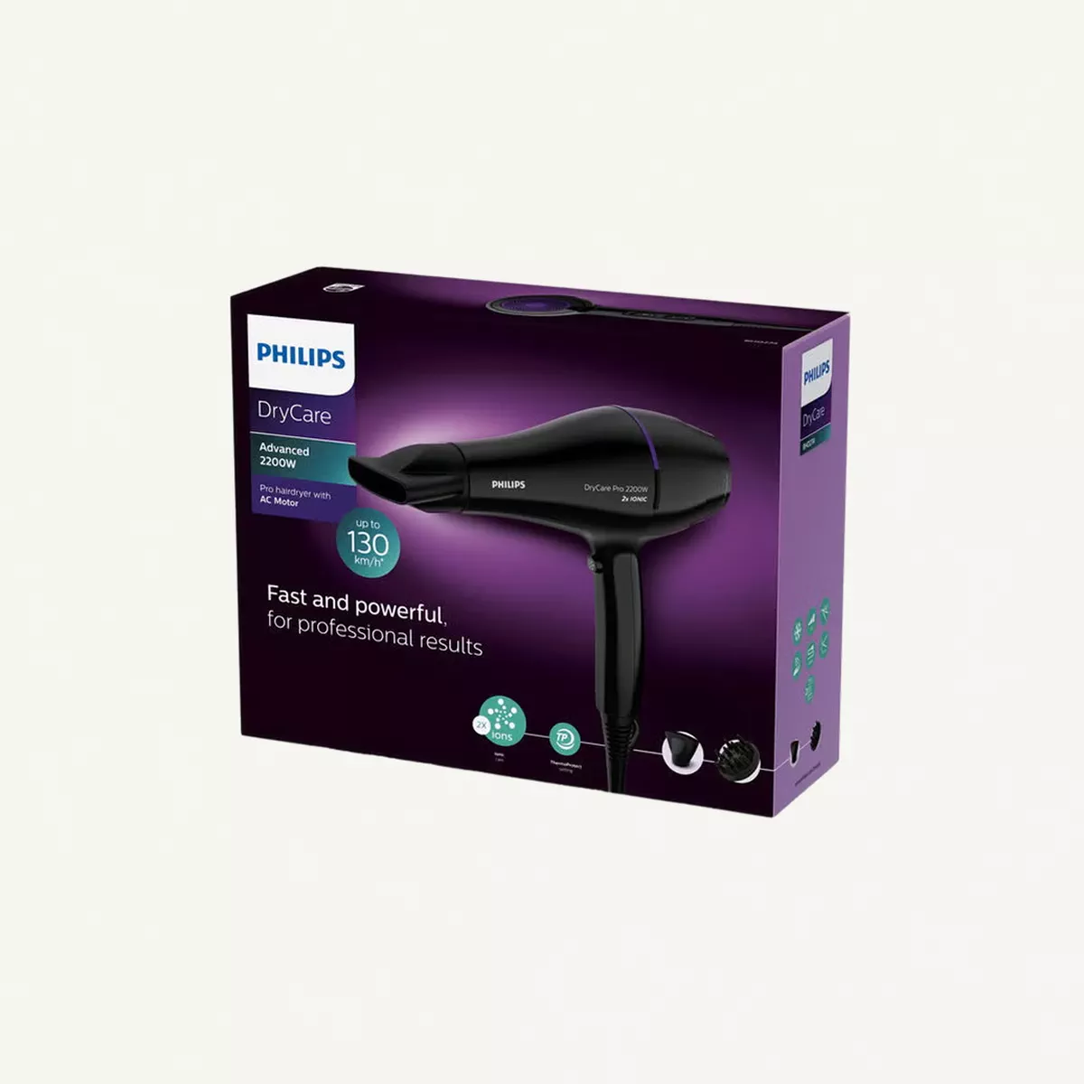 Philips DryCare Pro Hair Dryer BHD274/03-4-4