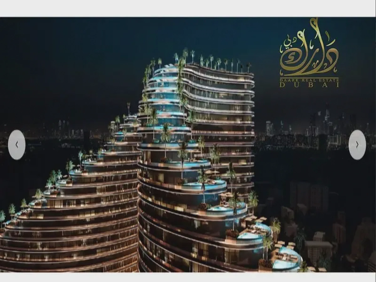Furnished 2BR Apartment | Marina & Skyline View | Binghatti Skyflame 2 Majan