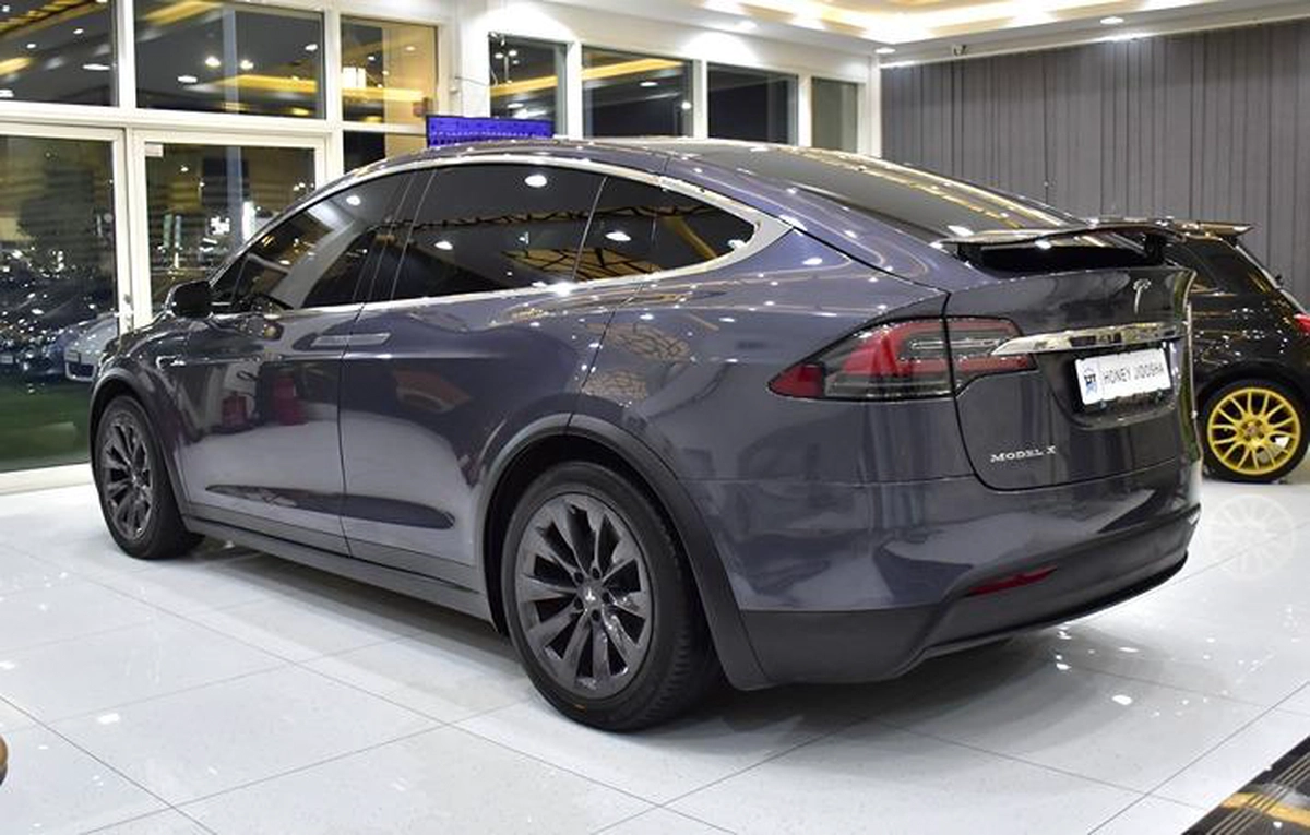 Tesla Model X 100D - Long Range ( 2019 Model ) in Grey Color GCC Specs-9-9