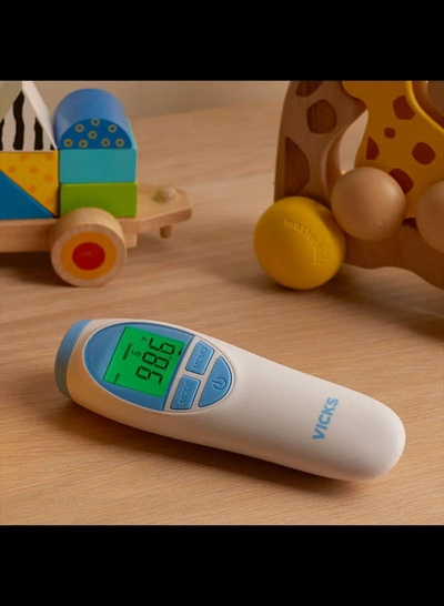 Vicks No Touch Color Coded Forehead Thermometer-3