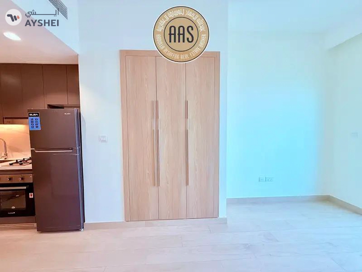 Chiller free brand new studio with kitchen appliances in Al furjan Dubai-3-3