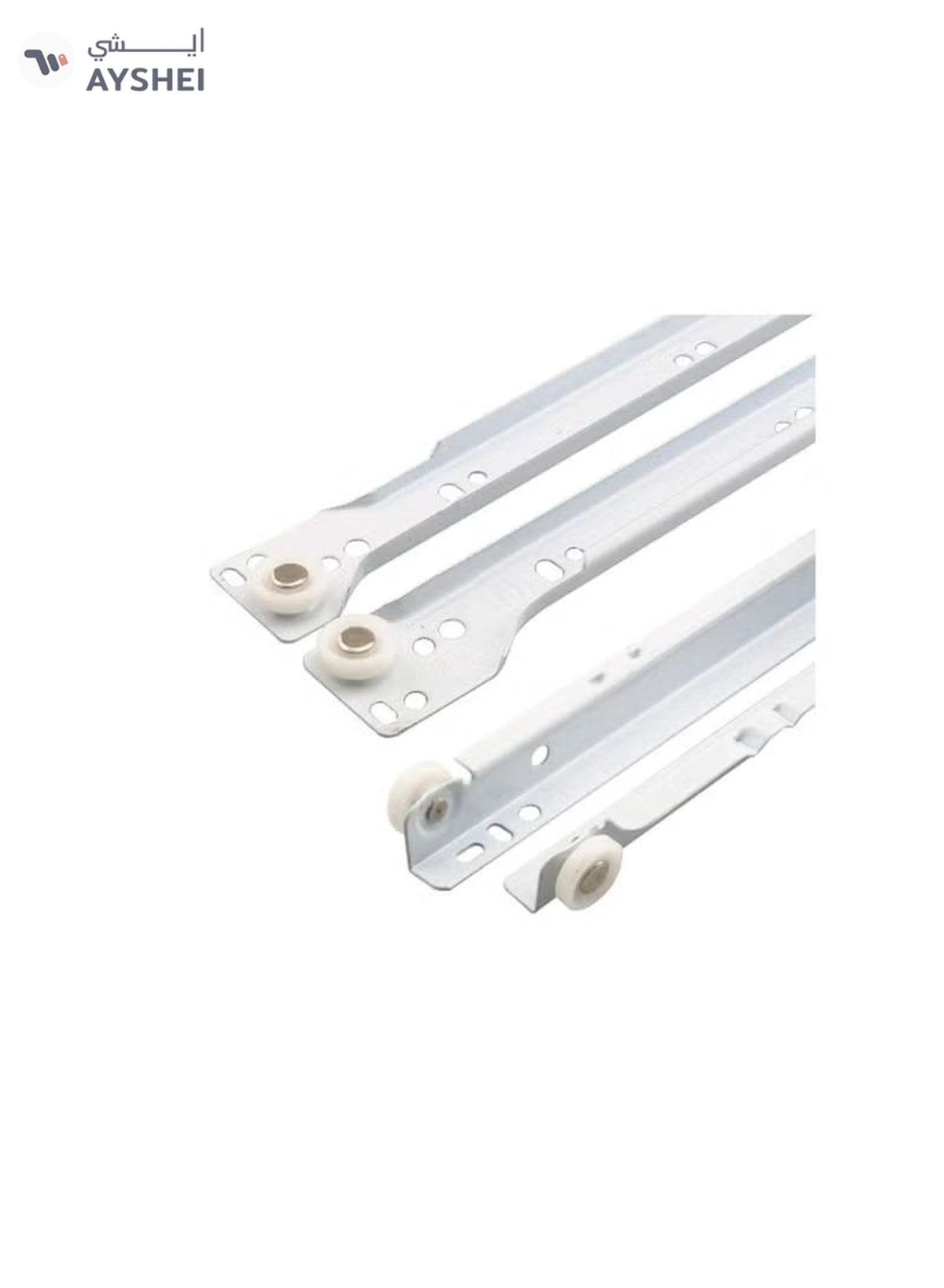 ABBASALI Cabinet Rails Drawer Track Slides For Computer Table Clothing Cabinets With Wheels-3-3