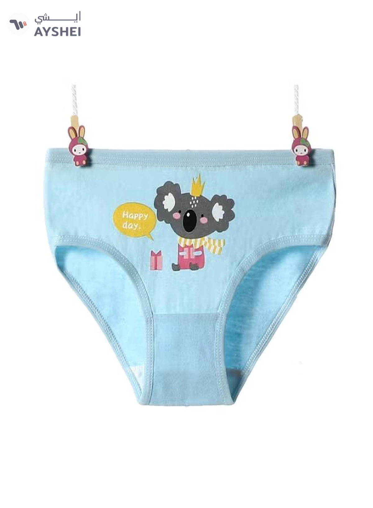 Babyqlo 4 Pack Koala Printed Panty Multicolour-2-2