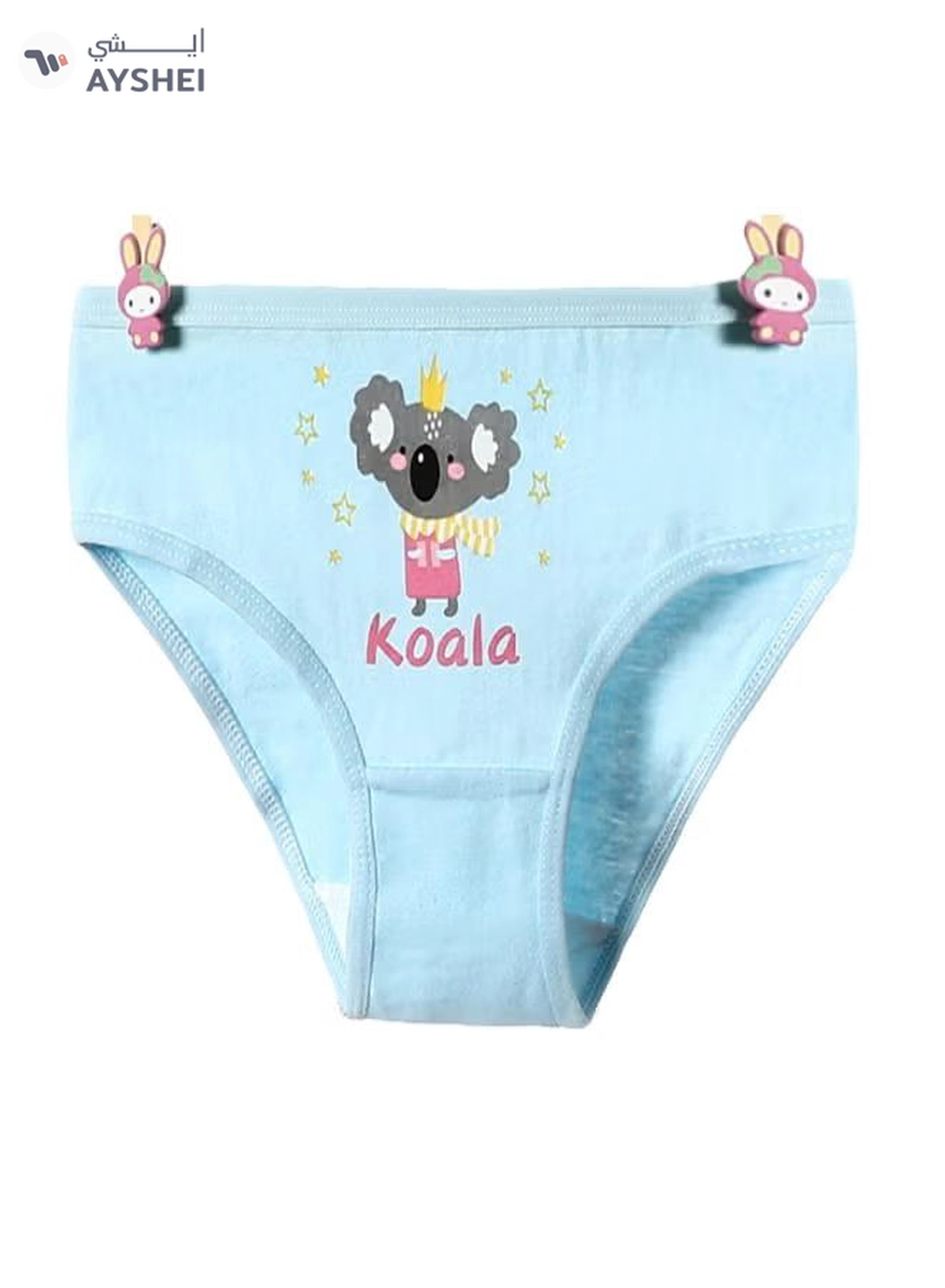 Babyqlo 4 Pack Koala Printed Panty Multicolour-3-3