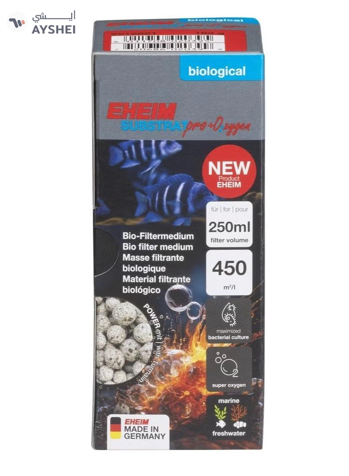 EHEIM SUBSTRATpro+ O₂xygen 183g ≈ 250ml filter media-1-1