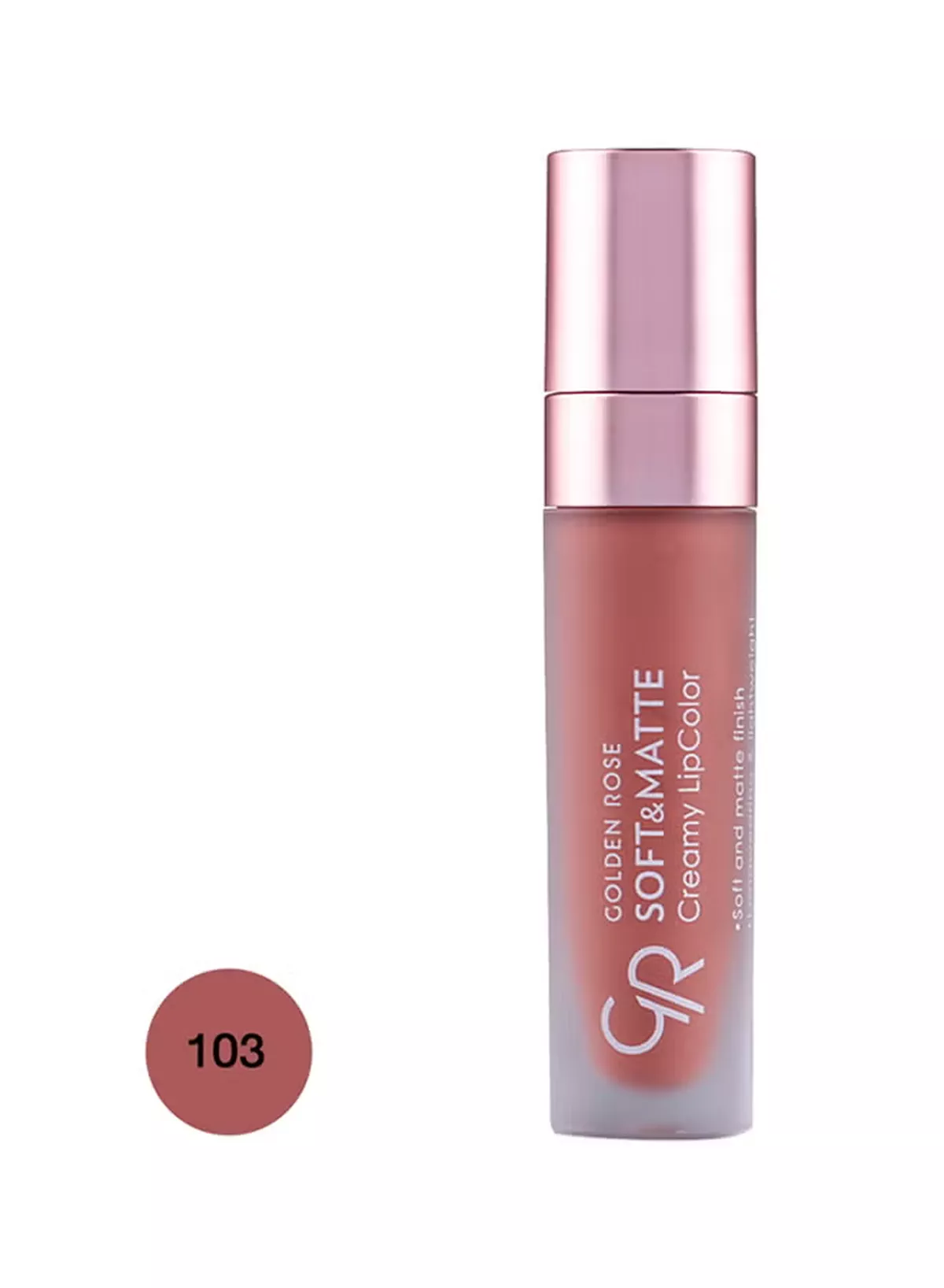 Golden Rose Soft And Matte Creamy Lipstick 103