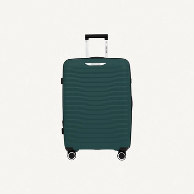 Para John TRACE Series - 3 Piece Expandable Polypropylene Luggage Set with 360 Dual Wheels | Durable, Lightweight & Stylish 20,24,28 Sizes- Dark Green-1