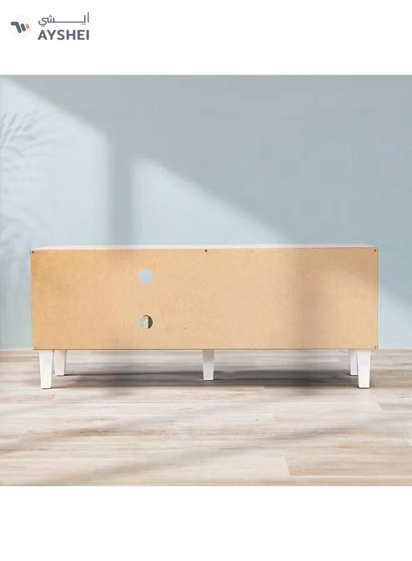 DubaiGallery Modern Wooden TV Stand with Storage Shelves and Cabinet – 120 cm