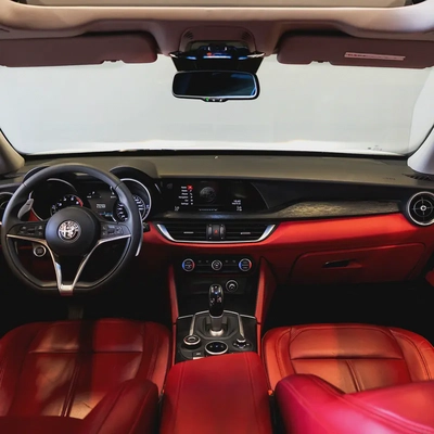 AED 1,436 P.M • 0% Downpayment •  Alfa Romeo Stelvio S • 1 Year Warranty-12
