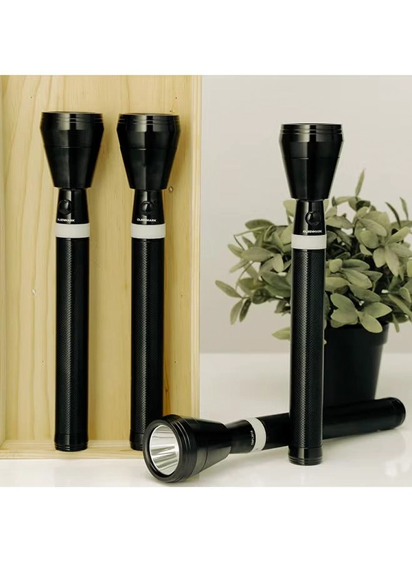 Olsenmark OMFL2618 4 in 1 Rechargeable LED Flashlight, 242mm, OMFL2618