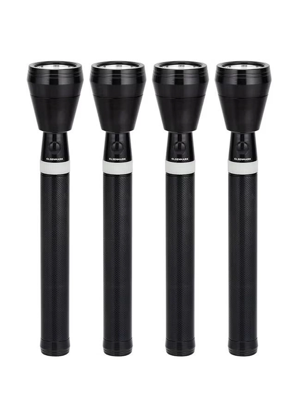 Olsenmark OMFL2618 4 in 1 Rechargeable LED Flashlight, 242mm, OMFL2618