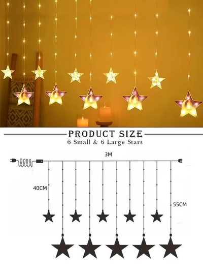 Eworld LED String Lights with 8 Lighting Modes for Eid and Ramadan Decorations-4